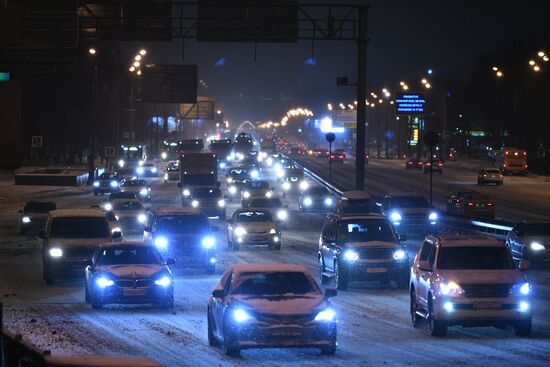 Пробки в Москве