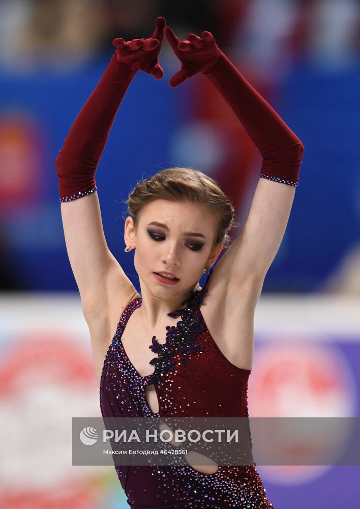 Фигурное катание. Чемпионат России. Женщины. Короткая программа