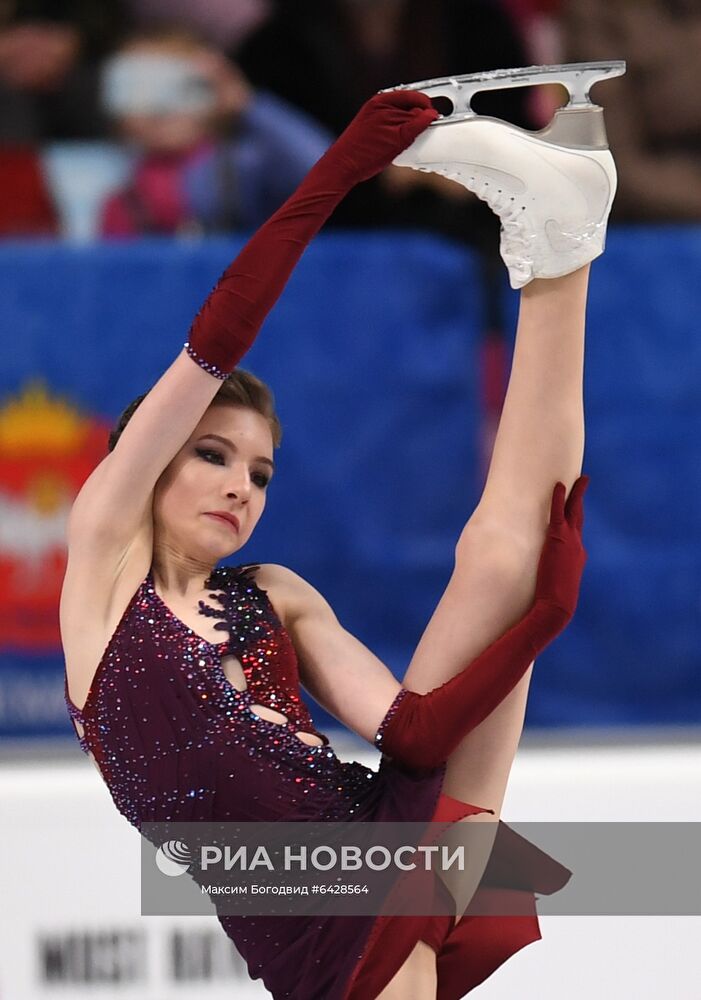 Фигурное катание. Чемпионат России. Женщины. Короткая программа