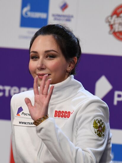 Фигурное катание. Чемпионат России. Женщины. Короткая программа