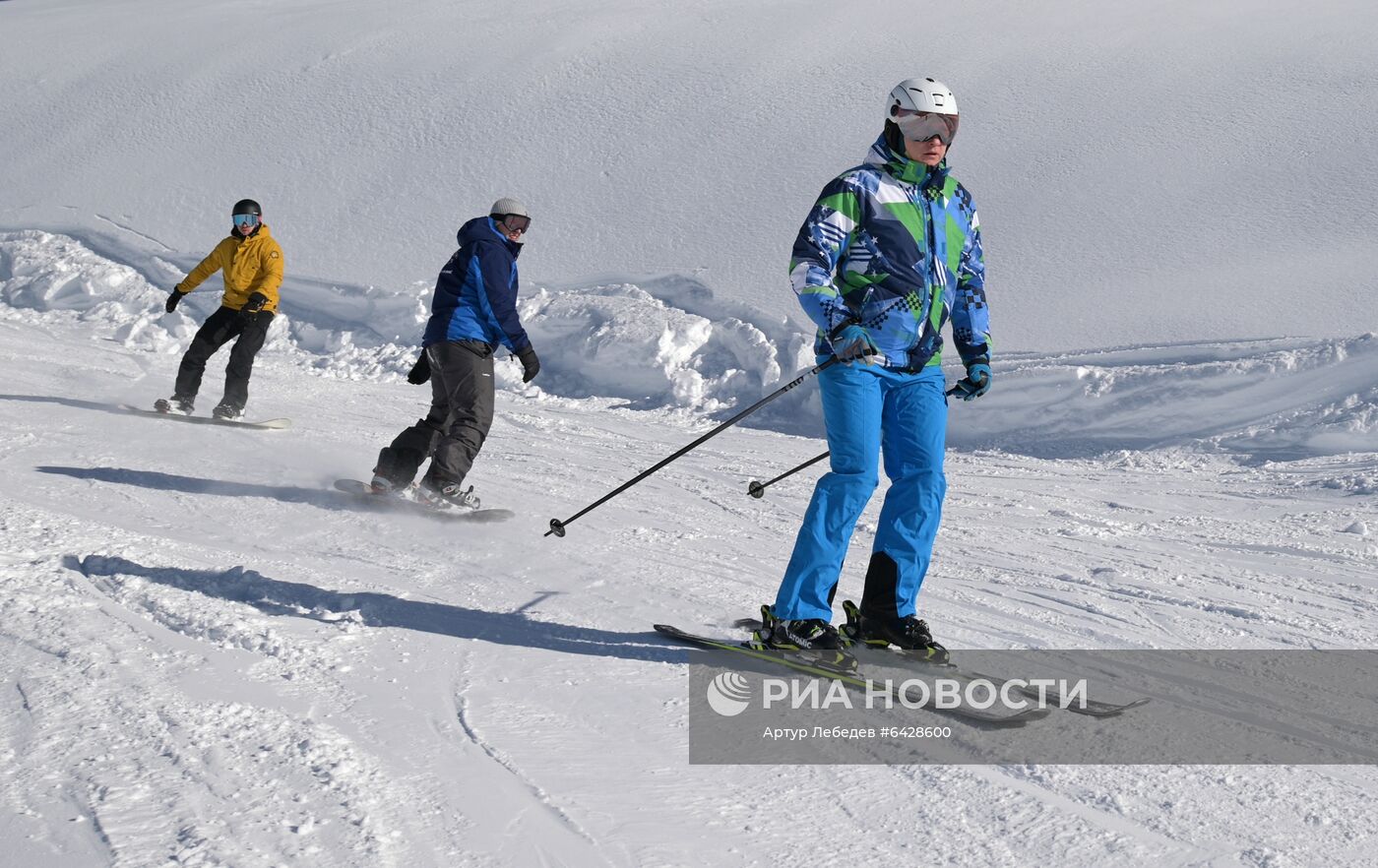 Начало горнолыжного сезона в Сочи