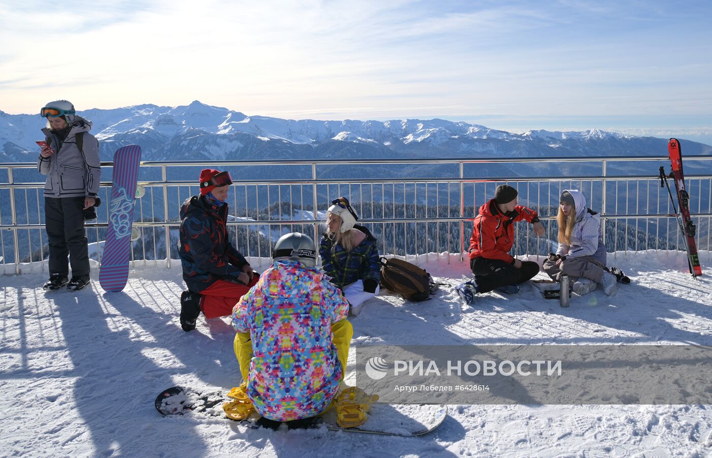 Начало горнолыжного сезона в Сочи