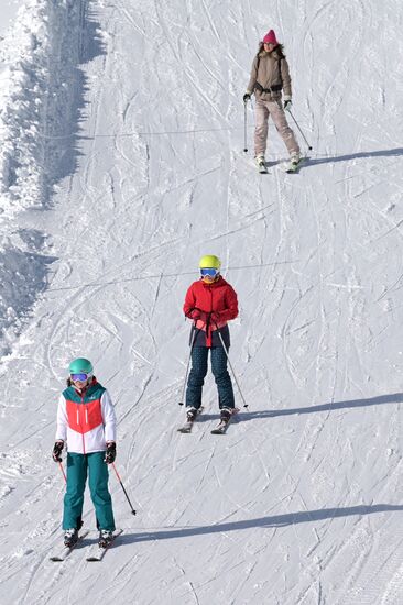 Начало горнолыжного сезона в Сочи