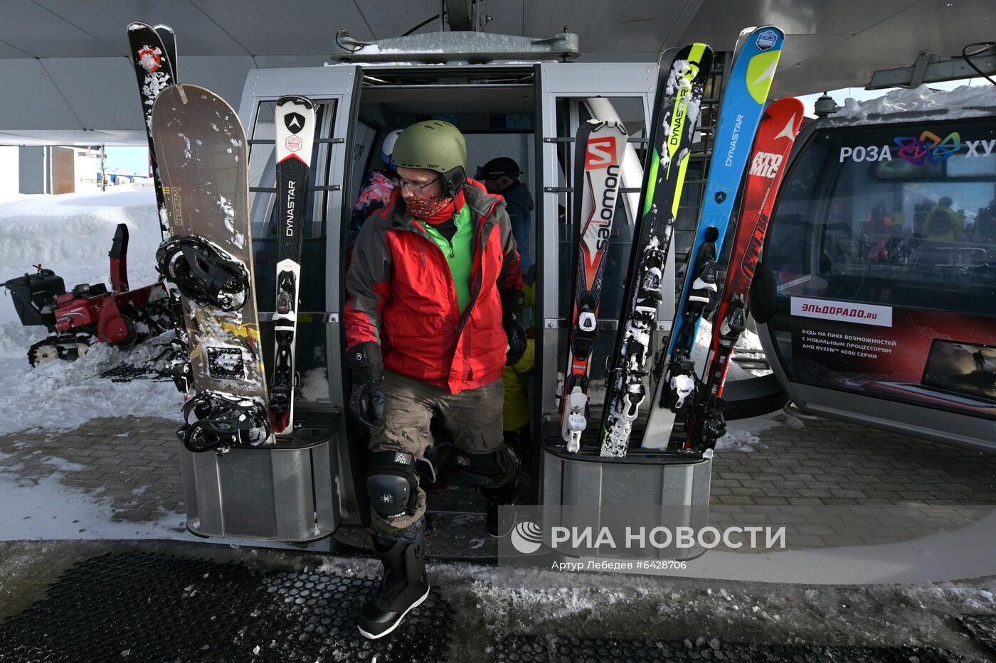 Начало горнолыжного сезона в Сочи