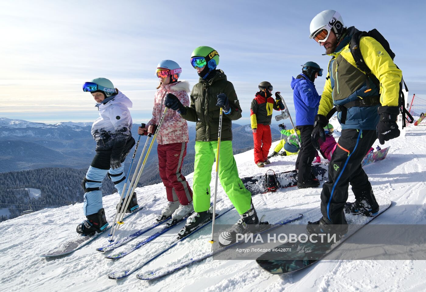 Начало горнолыжного сезона в Сочи