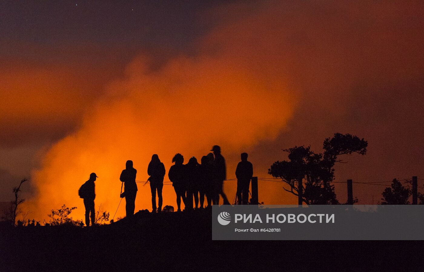 Вулкан Килауэа на Гавайях