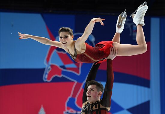 Фигурное катание. Чемпионат России. Пары. Произвольная программа