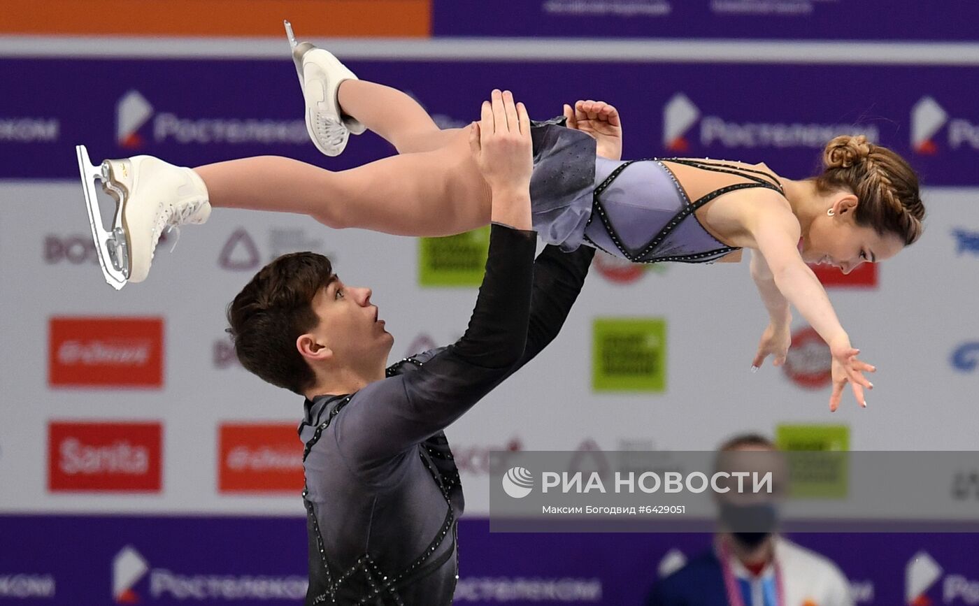 Фигурное катание. Чемпионат России. Пары. Произвольная программа