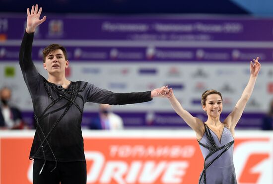 Фигурное катание. Чемпионат России. Пары. Произвольная программа