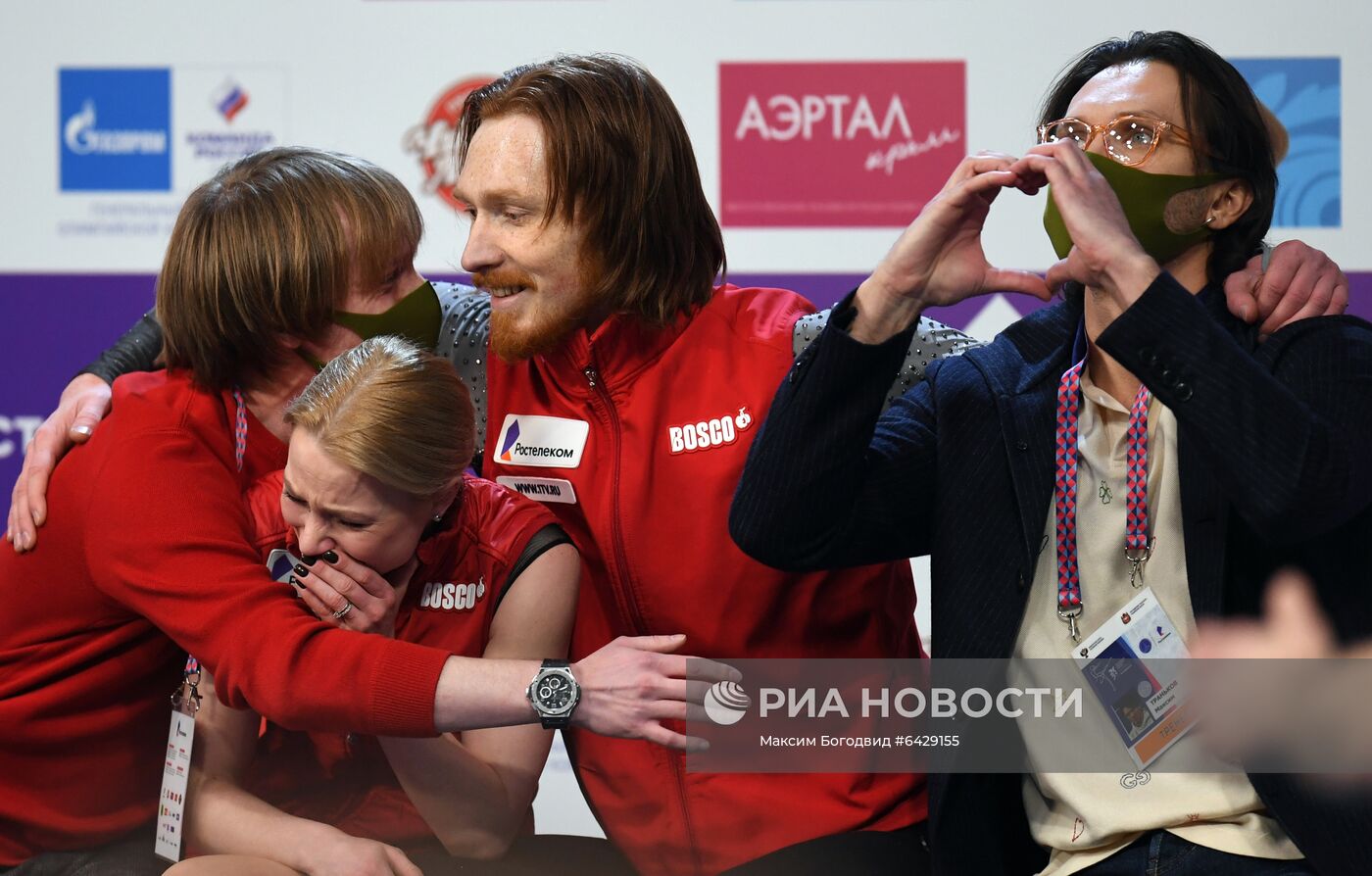 Фигурное катание. Чемпионат России. Пары. Произвольная программа