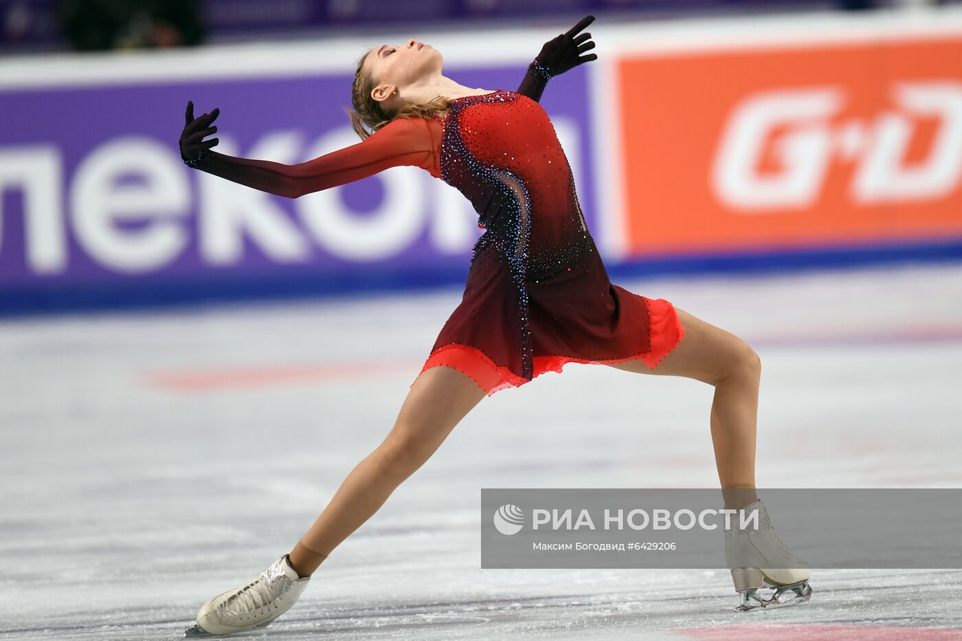 Фигурное катание. Чемпионат России. Женщины. Произвольная программа