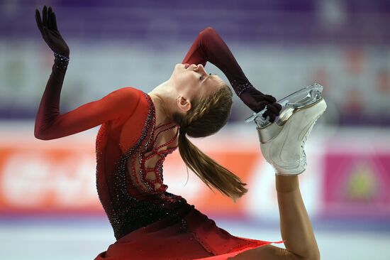 Фигурное катание. Чемпионат России. Женщины. Произвольная программа