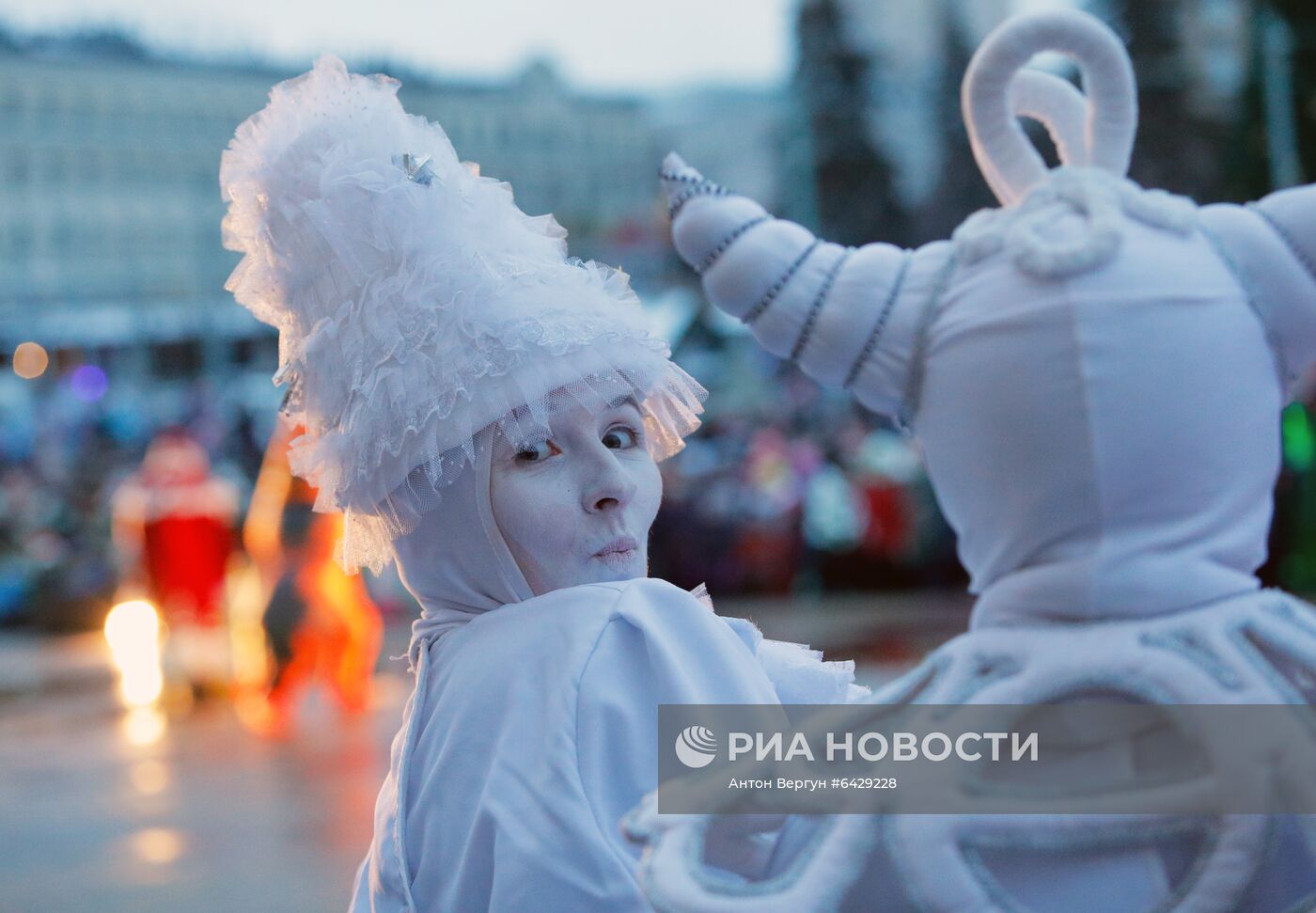 Парад Дедов Морозов в Белгороде