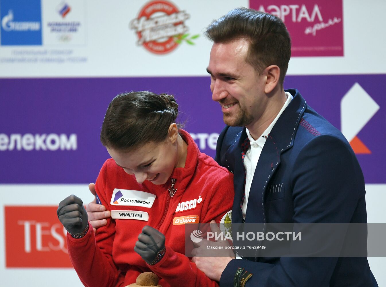 Фигурное катание. Чемпионат России. Женщины. Произвольная программа