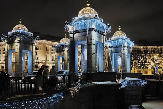 Предновогодний Санкт-Петербург