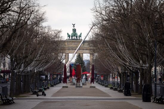 Ситуация в связи с принятием мер против коронавируса в Германии