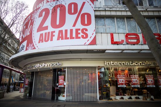 Ситуация в связи с принятием мер против коронавируса в Германии