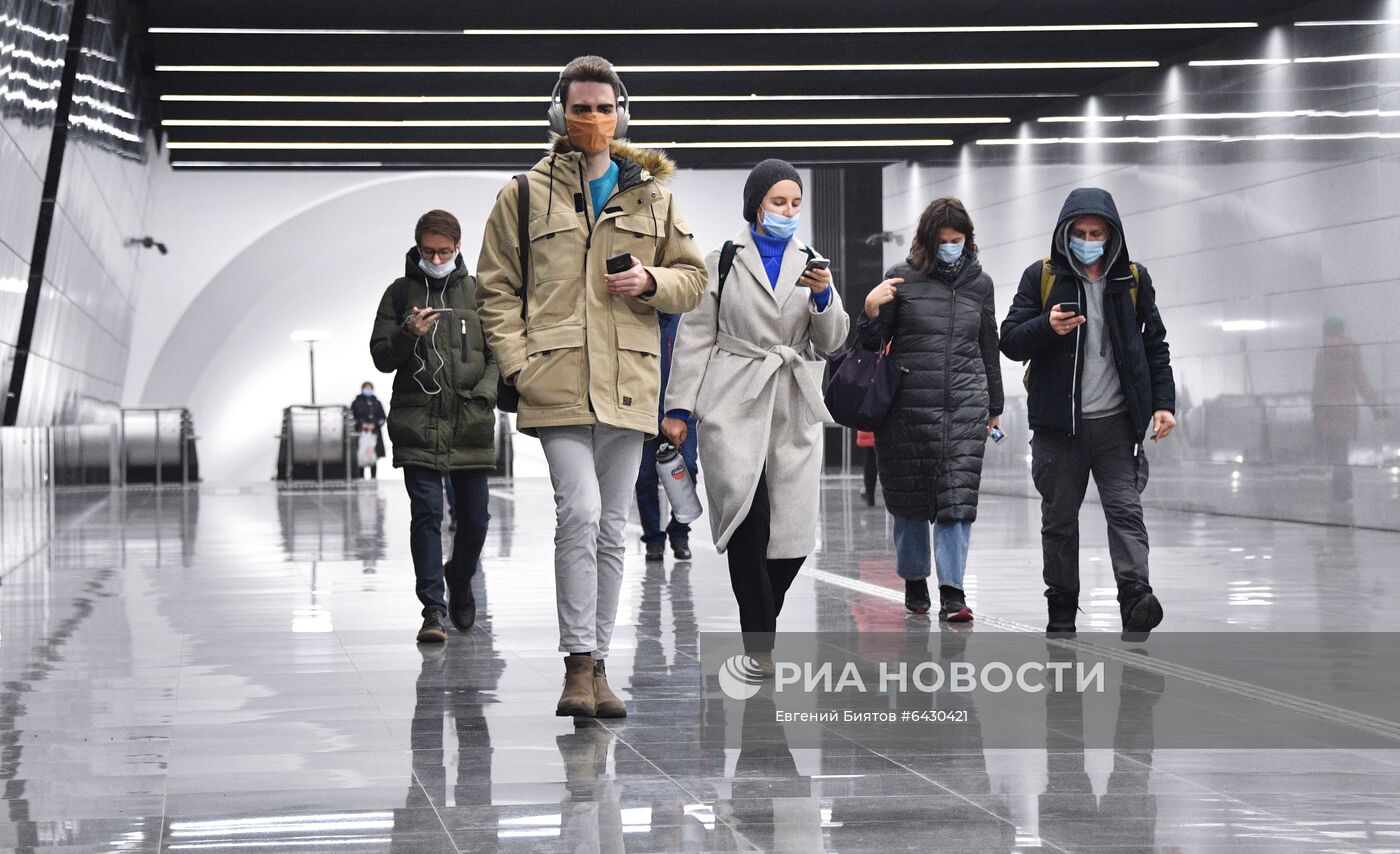 Открытие перехода между станциями метро "Динамо" и "Петровский парк"