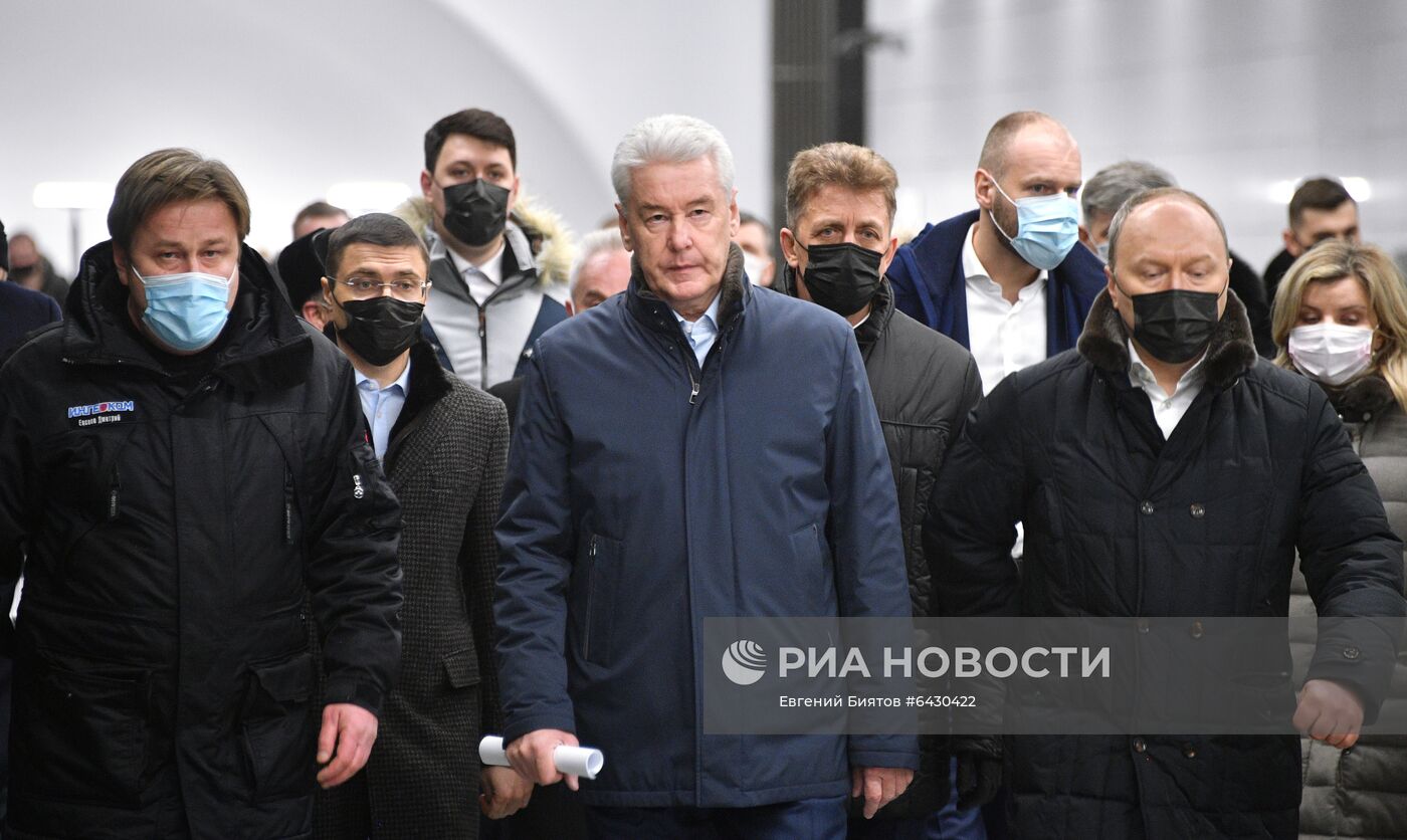 Открытие перехода между станциями метро "Динамо" и "Петровский парк" 