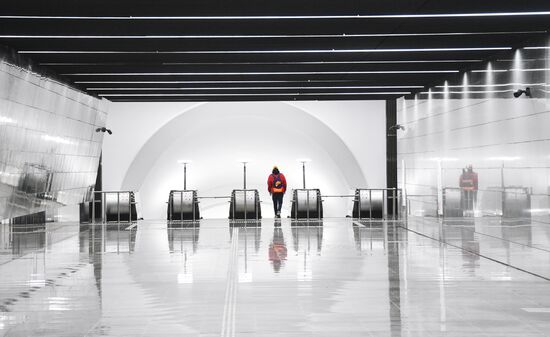 Открытие перехода между станциями метро "Динамо" и "Петровский парк" 