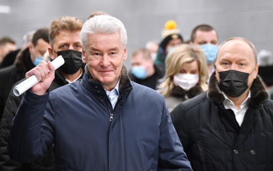 Открытие перехода между станциями метро "Динамо" и "Петровский парк" 