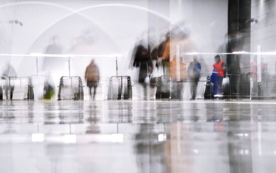 Открытие перехода между станциями метро "Динамо" и "Петровский парк" 