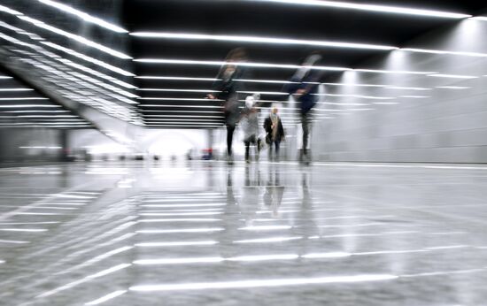 Открытие перехода между станциями метро "Динамо" и "Петровский парк" 