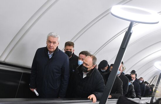 Открытие перехода между станциями метро "Динамо" и "Петровский парк" 