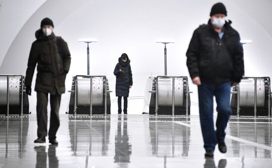 Открытие перехода между станциями метро "Динамо" и "Петровский парк" 