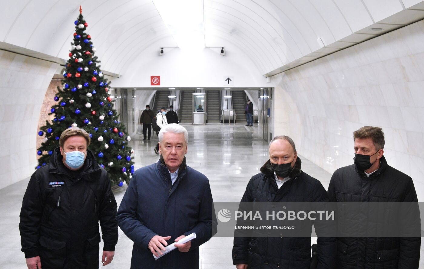 Открытие перехода между станциями метро "Динамо" и "Петровский парк" 