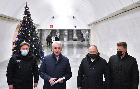 Открытие перехода между станциями метро "Динамо" и "Петровский парк" 