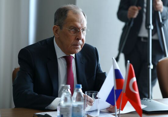 Заседание Совместной группы стратегического планирования под председательством глав МИД РФ и Турции