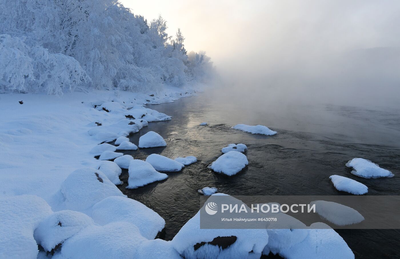 Морозы в Красноярском крае