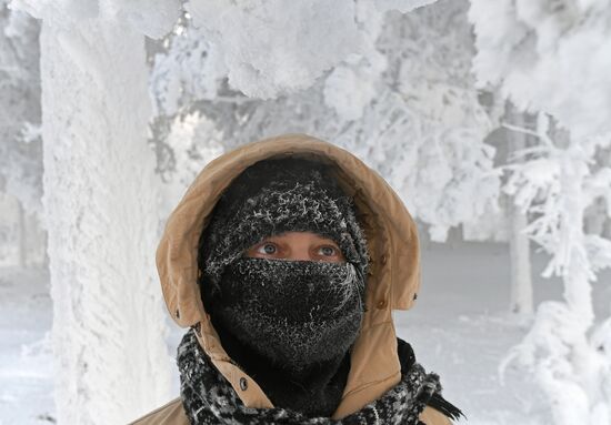 Морозы в Красноярском крае