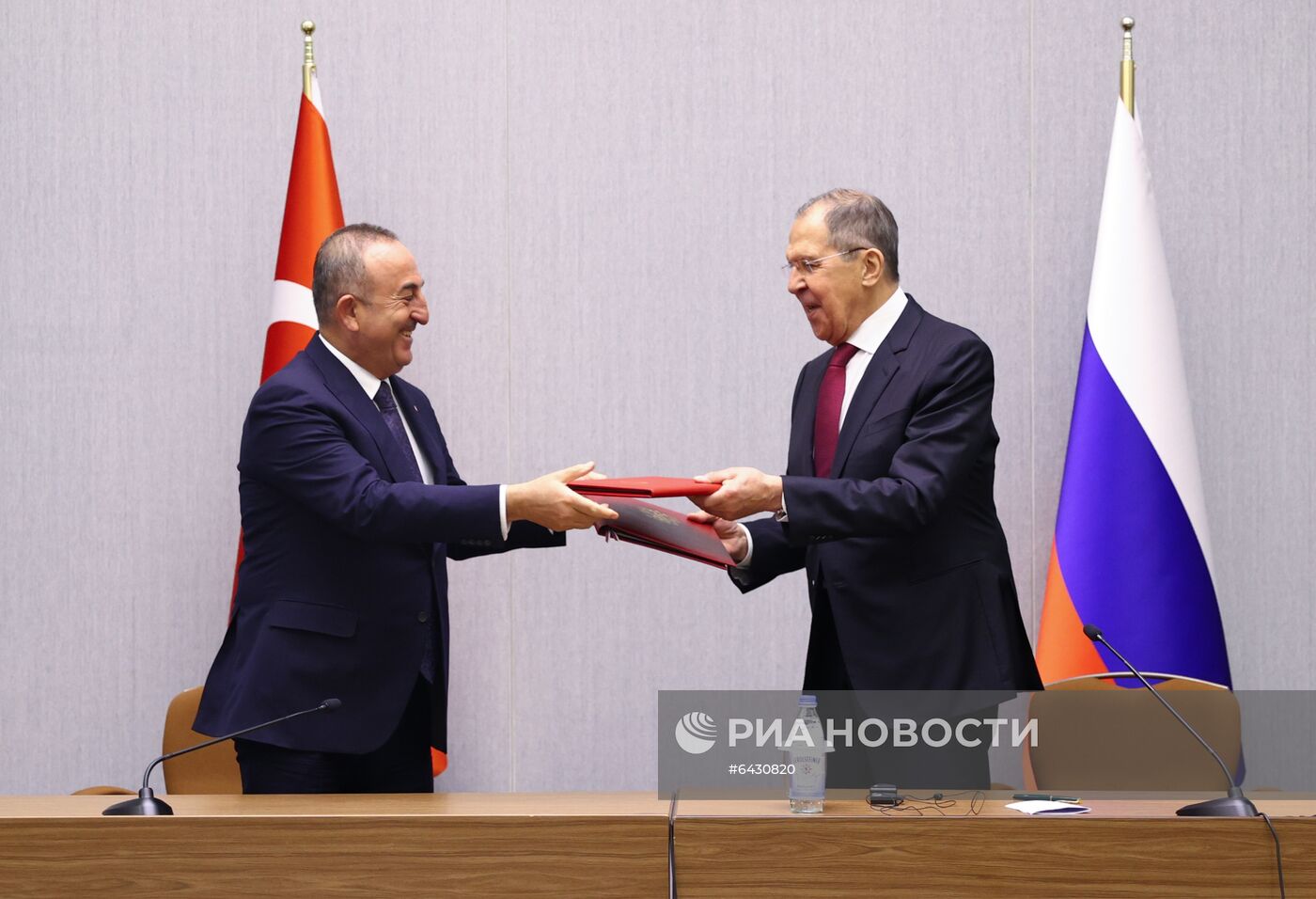 Заседание Совместной группы стратегического планирования под председательством глав МИД РФ и Турции