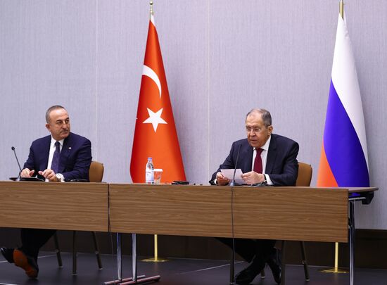 Заседание Совместной группы стратегического планирования под председательством глав МИД РФ и Турции