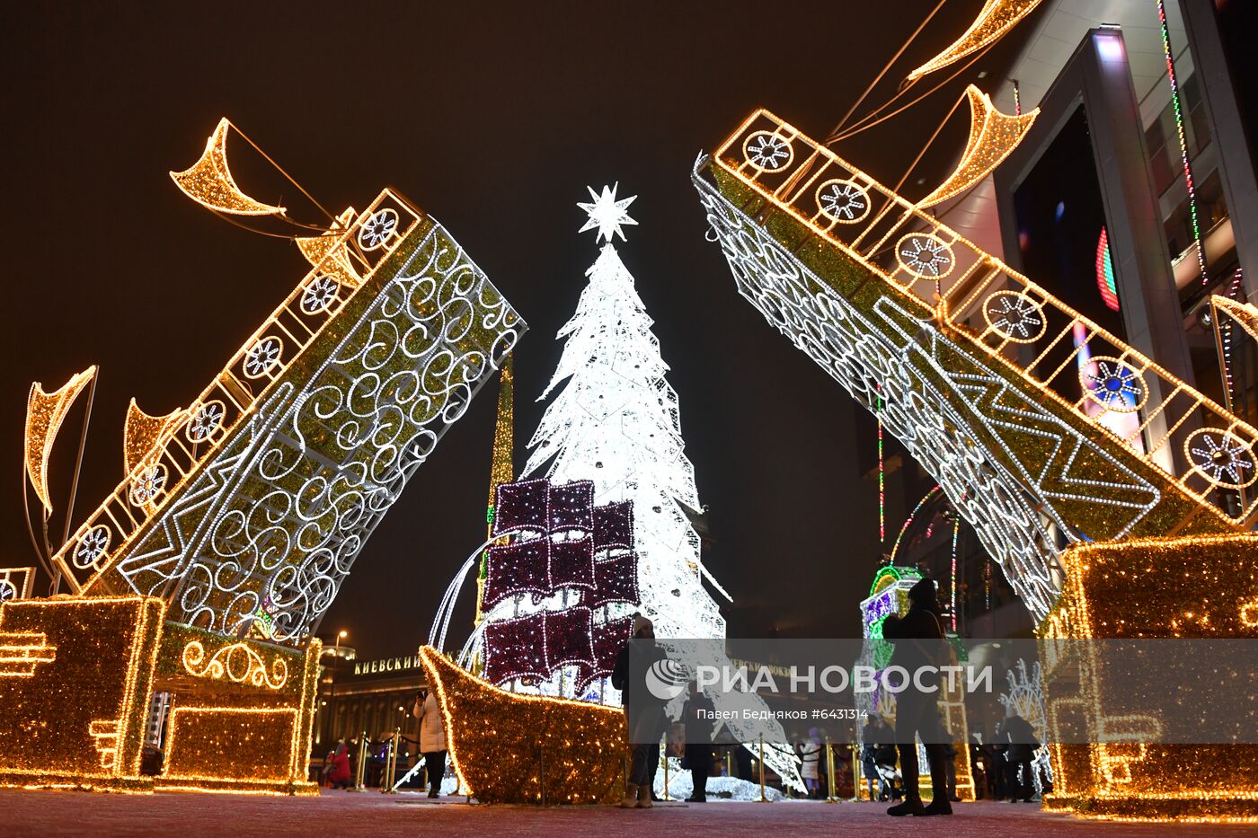 Москва в преддверии Нового года 