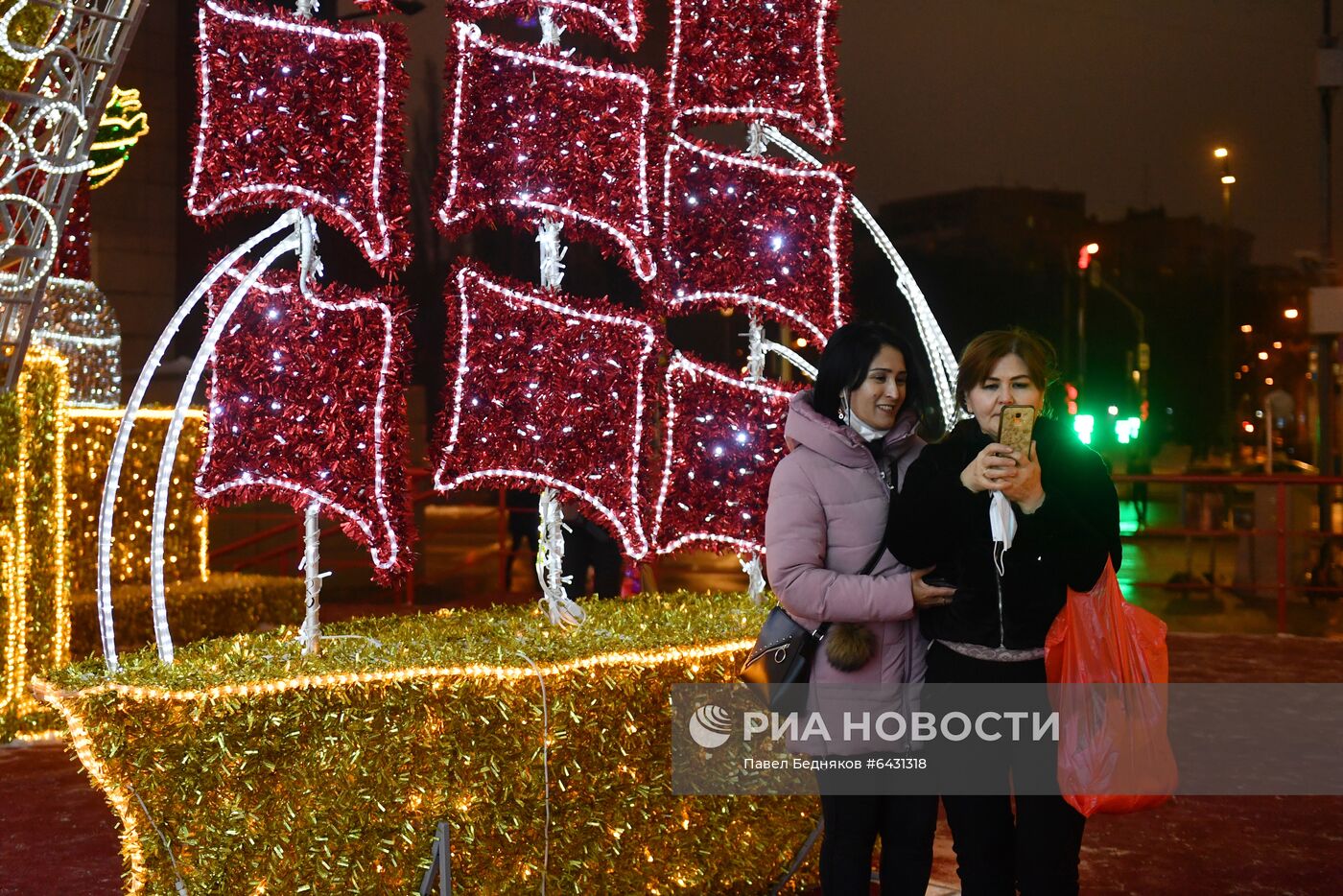 Москва в преддверии Нового года 