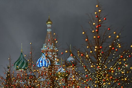 Москва в преддверии Нового года