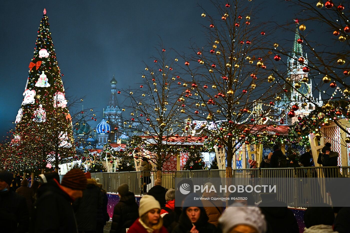 Москва в преддверии Нового года