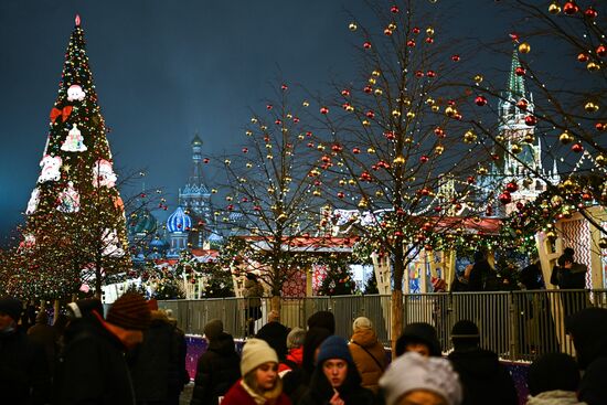 Москва в преддверии Нового года