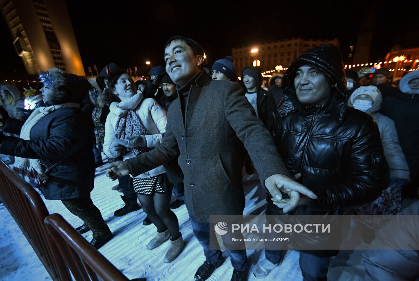 Встреча Нового года в регионах России