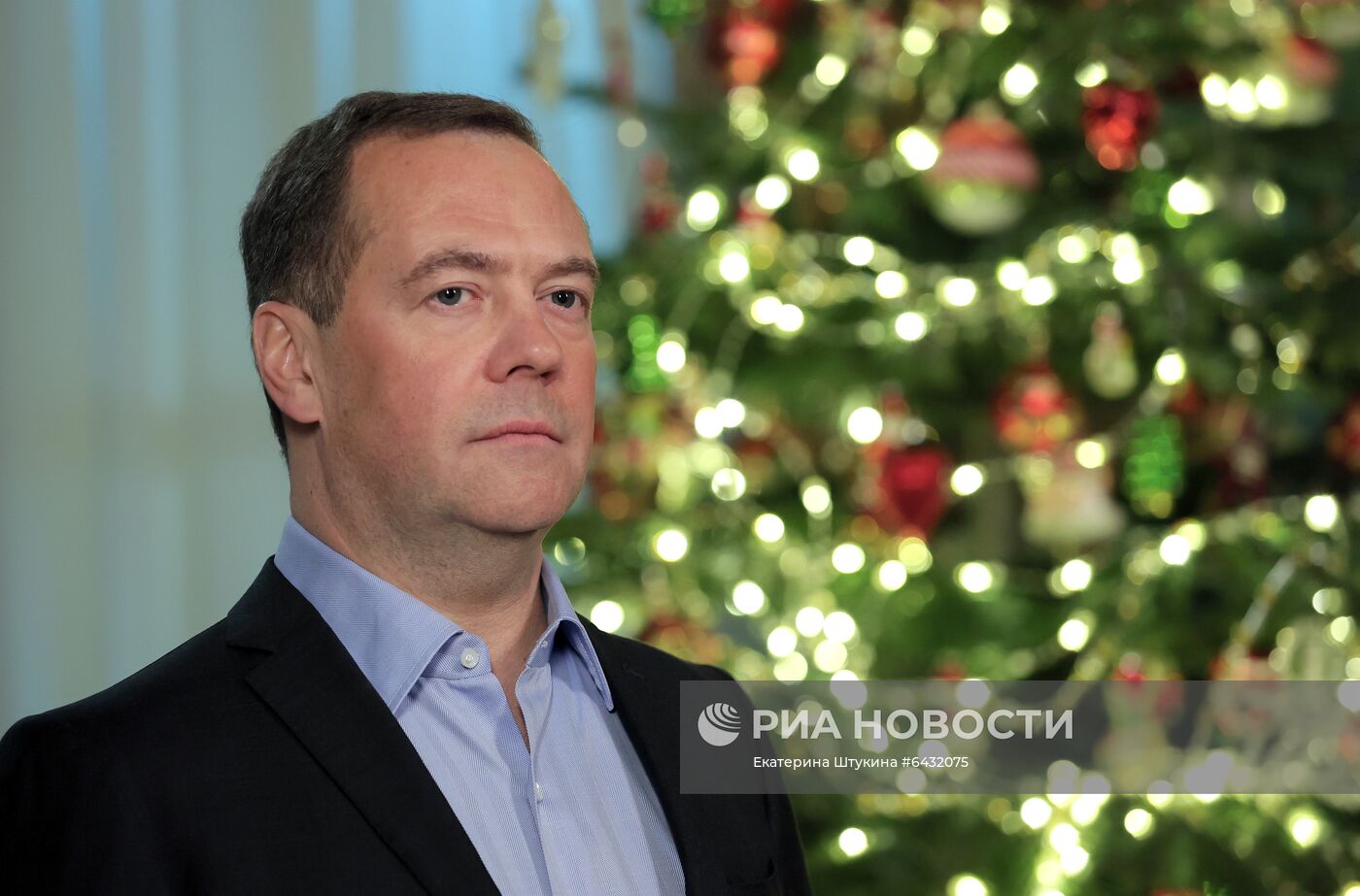 Поздравление зампреда Совбеза РФ Д. Медведева с Новым годом 