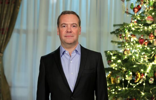 Поздравление зампреда Совбеза РФ Д. Медведева с Новым годом 