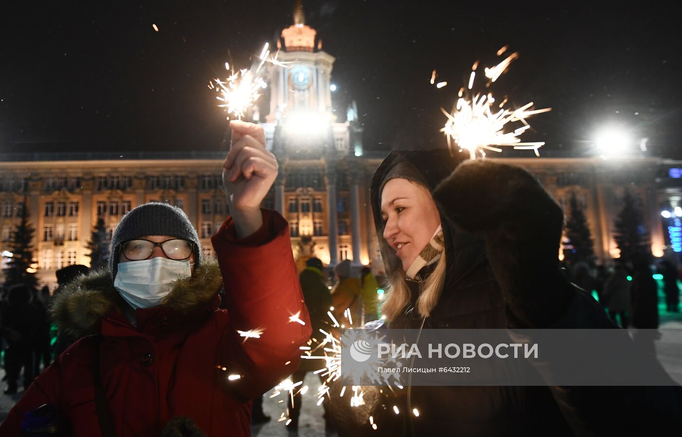 Встреча Нового года в регионах России