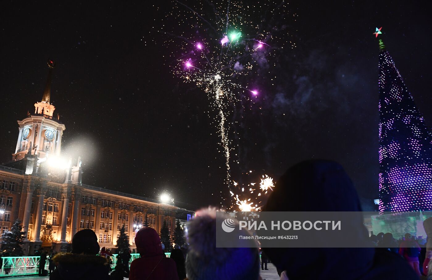 Встреча Нового года в регионах России