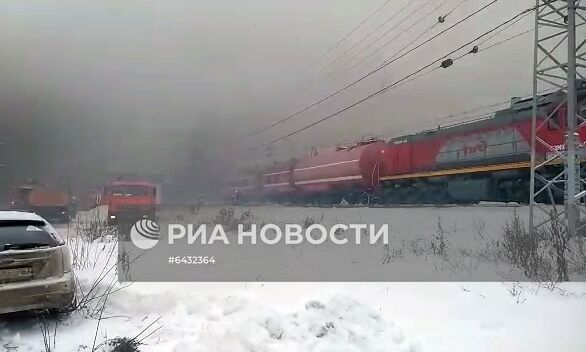 Пожар на территории подшипникового завода в Самаре