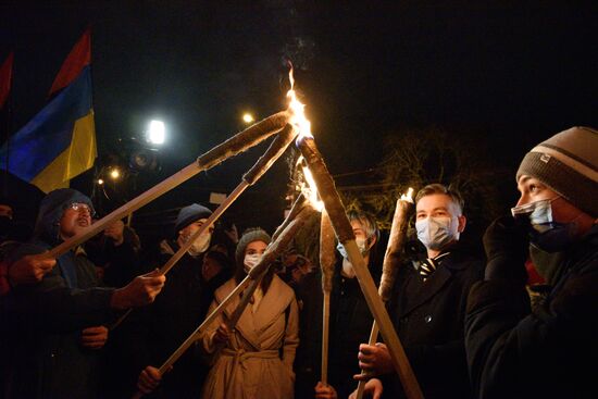 Марши националистов на Украине