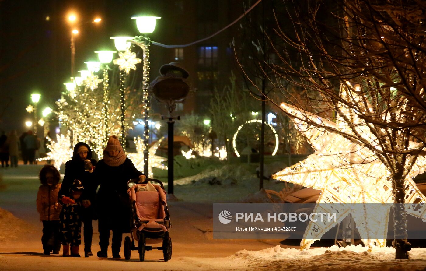 Новогодний Красноярск