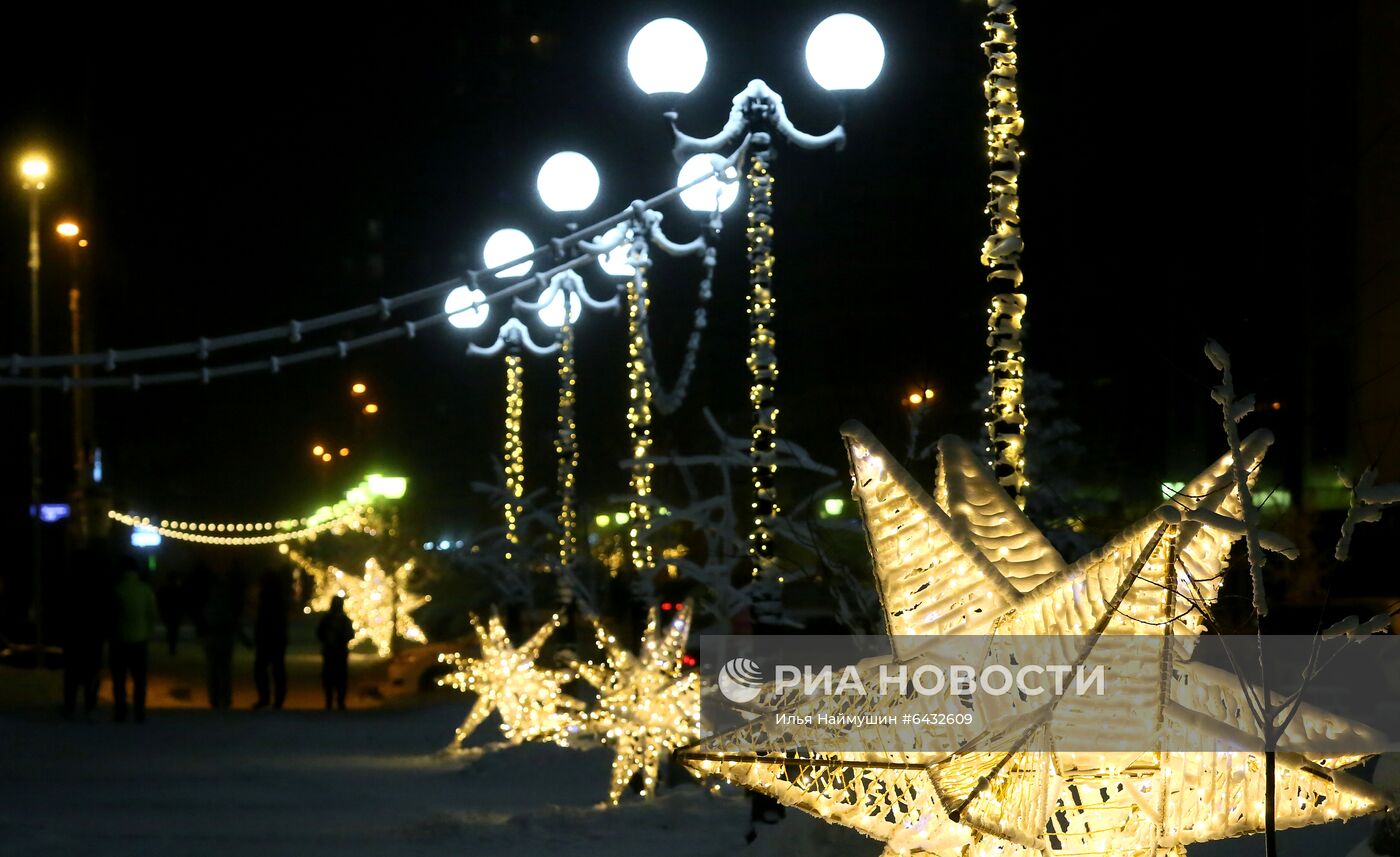 Новогодний Красноярск